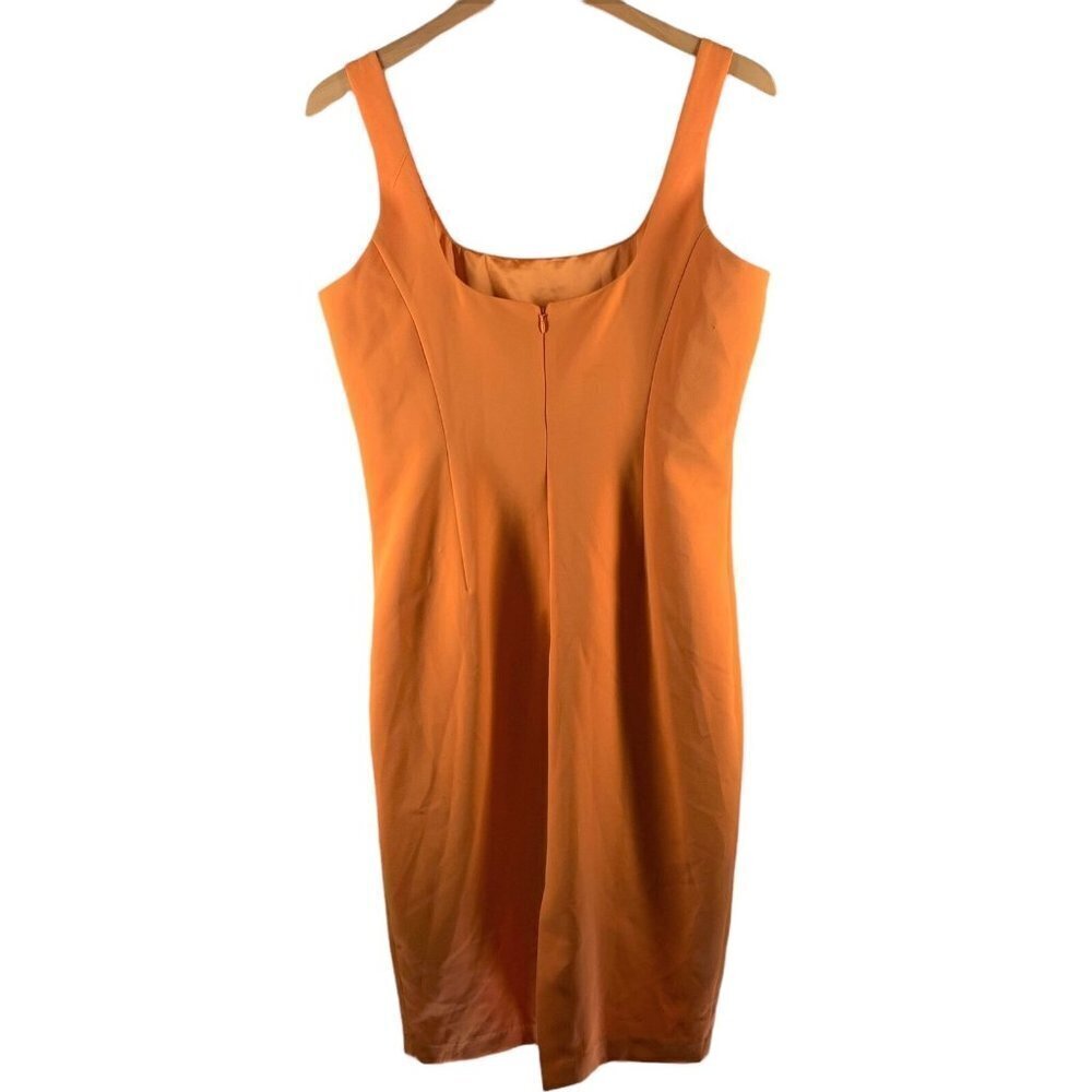 NWT Bardot CHIARA Dress in Mandarin Orange Size 10 Minimalist - Picture 5 of 8
